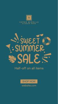 Sweet Summer Sale Facebook Story Image Preview