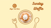 Yummy Waffle Plate Facebook event cover Image Preview