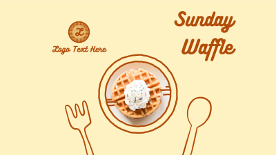 Yummy Waffle Plate Facebook event cover Image Preview