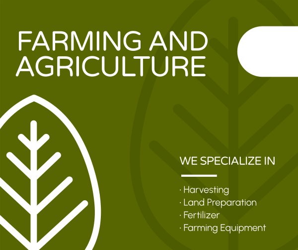 Farming and Agriculture Facebook Post Design Image Preview