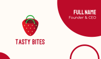 Cute Strawberry Bag  Business Card Image Preview