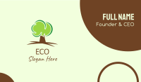 Green Eco Tree Business Card Image Preview