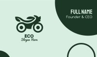 Green Eco Bike Business Card Image Preview