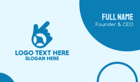 Blue Driving Lesson Business Card Image Preview