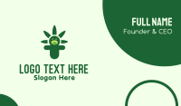 Jolly Cannabis Person Business Card Image Preview