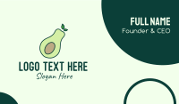 Organic Avocado Business Card Image Preview