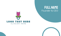Kitten Baby Pacifier  Business Card Preview