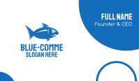 Blue Ocean Fish Business Card Image Preview