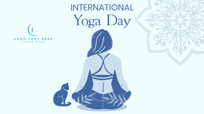 Yoga Day Meditation Facebook event cover Image Preview