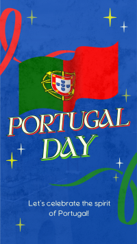 Portugal Day Greeting YouTube Short Design