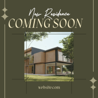 New Residence Coming Soon Instagram Post Design