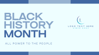 Black History Facebook Event Cover Design