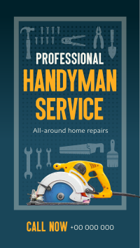 Professional Handyman Services Instagram Reel Design