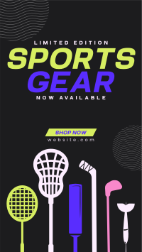 Professional Sporting Goods For Sale Facebook story Image Preview