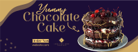 Chocolate Special Dessert Facebook cover Image Preview