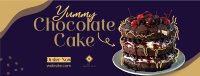 Chocolate Special Dessert Facebook Cover Image Preview