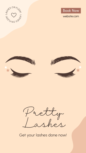 Pretty Lashes Instagram story Image Preview