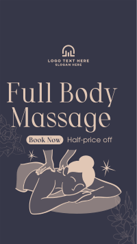 Body Massage Promo YouTube short Image Preview