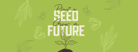Earth Day Seed Planting Facebook Cover Design