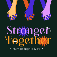 Stronger Together this Human Rights Day Linkedin Post Image Preview