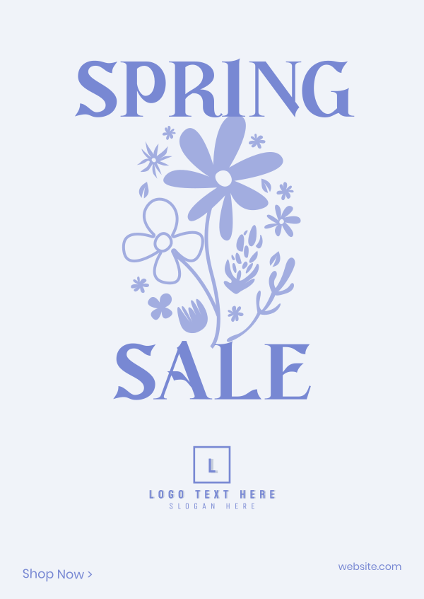  Flower Spring Sale Poster Design Image Preview