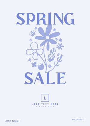 Flower Spring Sale Poster Image Preview