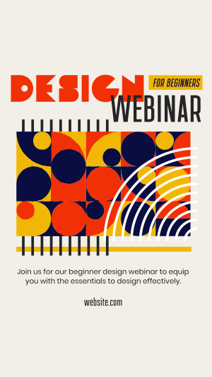 Beginner Design Webinar Instagram story Image Preview