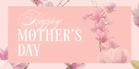 Mother's Day Pink Flowers Twitter post Image Preview