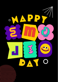 Playful Emoji Day Poster Design