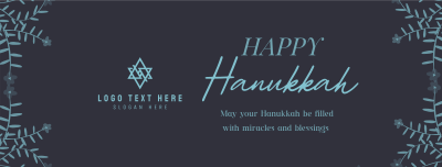 Hanukkah Celebration Facebook cover Image Preview