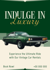 Luxury Vintage Car Poster Preview