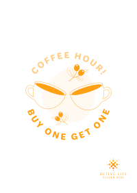 Buy 1 Get 1 Coffee Flyer Image Preview