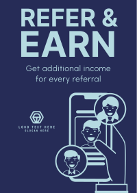 Refer and Earn Poster Design