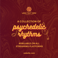 Psychedelic Collection Instagram Post Design