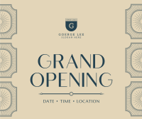 Vintage Grand Opening Facebook post Image Preview