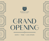 Vintage Grand Opening Facebook post Image Preview