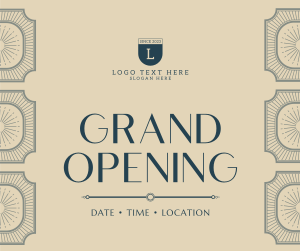 Vintage Grand Opening Facebook post Image Preview