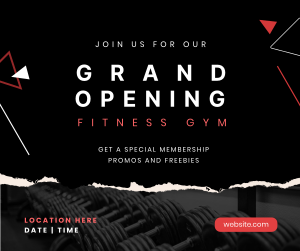 Fitness Gym Grand Opening Facebook post Image Preview