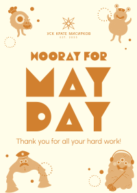 Hooray May Day Flyer Image Preview