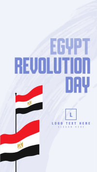 Egyptian Flag Instagram Story Preview