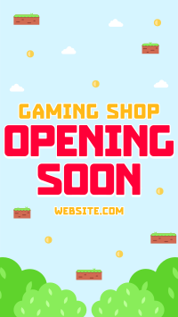 Game Shop Opening Instagram reel Image Preview