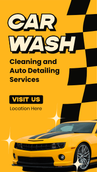 Carwash Cleaning Service TikTok Video Preview