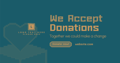 Pixel Donate Now Facebook ad Image Preview