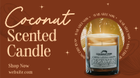 Coconut Scented Candle Animation Image Preview