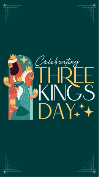 Modern Three Kings Day YouTube short Image Preview