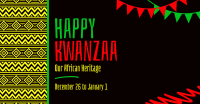 Ethnic Kwanzaa Heritage Facebook Ad Design
