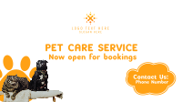Pet Care Service Facebook event cover Image Preview