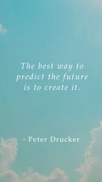 Create Your Future Motivational Quote TikTok video Image Preview