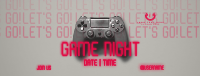 Game Night Console Facebook Cover Design