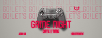 Game Night Console Facebook cover Image Preview